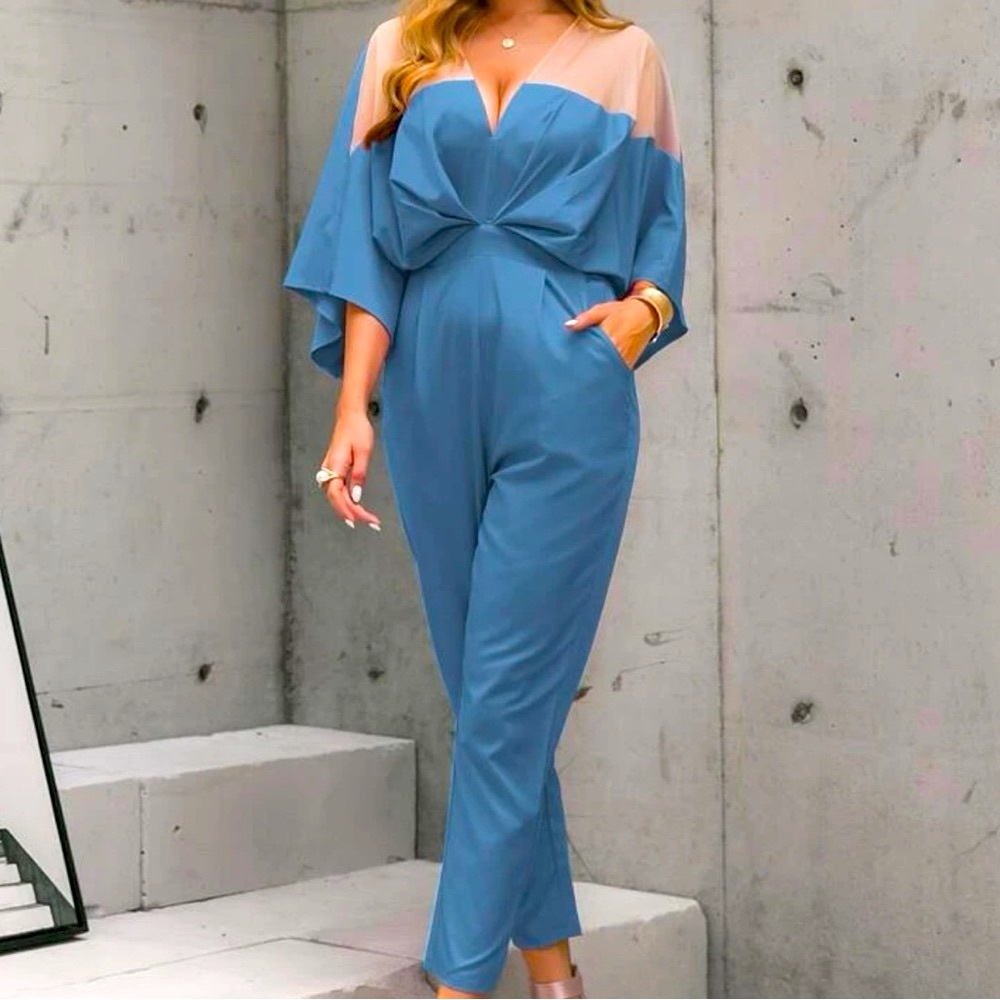 Batwing Jumpsuit - SHEIN